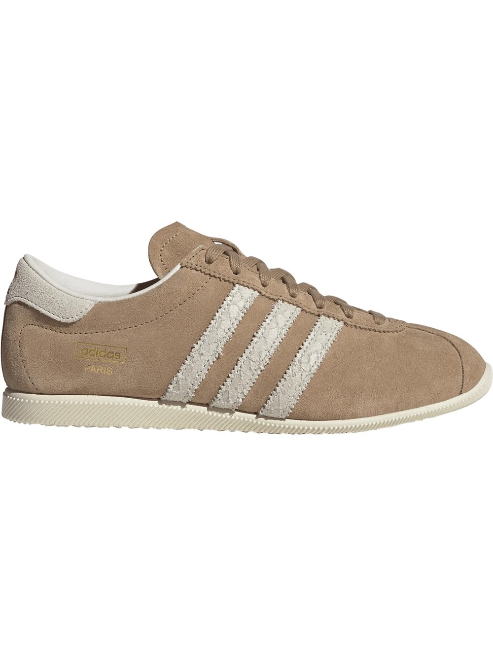 adidas Paris Suede Sneakers in Taupe and Off-White - Picture 2 of 8